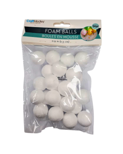 CRAFTMEDLEY FOAM BALLS 24PCS (1")