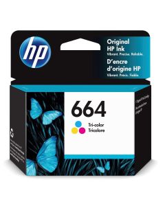 HP PRINTER INK 664 TRICOLOR TINTA ORIGINAL HP F6V28AL