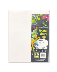 WHITE BRISTOL BOARD 8.5" X 11" 90LB