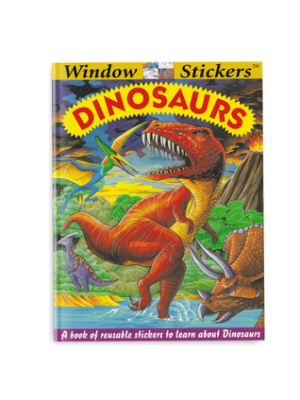 Dinosaurs: Window Reusable Stickers Activity & Coloring Book