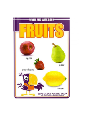Fruits: Laminated Wipe Clean Book