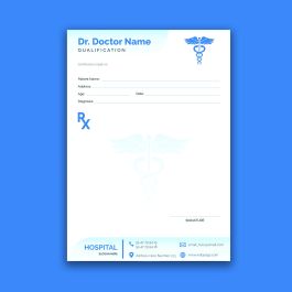 100PG FULL COLOUR PRESCRIPTION PADS