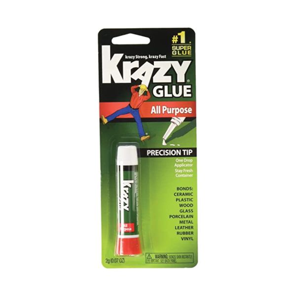 Krazy Glue KG92548R All Purpose Brush-On Glue, 5-Gram