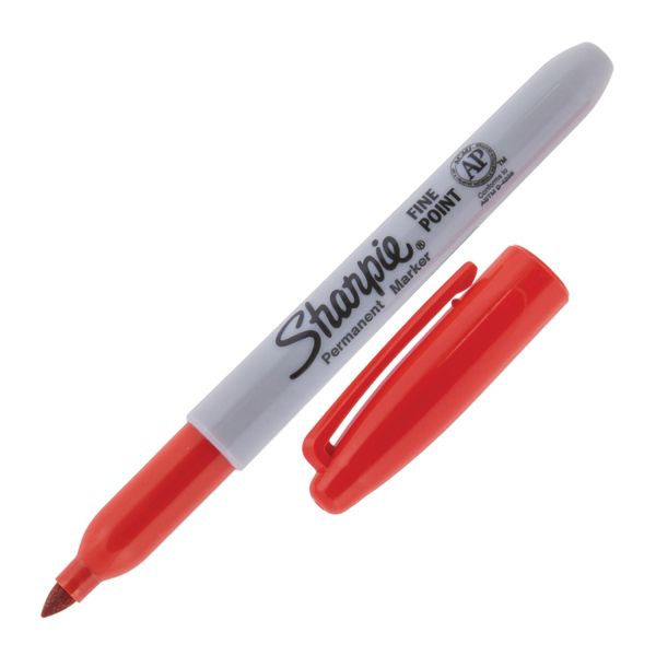 Sharpie Fine Point Permanent Marker - Red