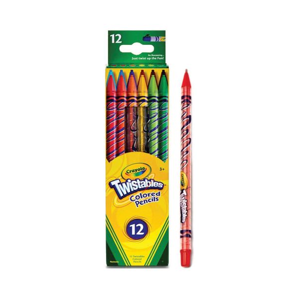 Crayola Twistables Colored Pencil Set (50ct), Kids Art Supplies, Colored  Pencils For Kids, Unique Holiday Gifts, Stocking Stuffers, 4+ [  Exclusive]
