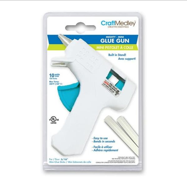 Mini Low Temp Glue Gun 10W Use 5/16 Sticks