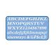 HELIX ITALIC  LETTERING STENCIL 20MM H23