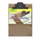 ABBA MASONITE CLIPBOARD LEGAL SIZE WITH BOARD CLIP 12556