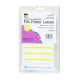 SELF ADHESIVE FILE FOLDER LABELS WITH YELLOW BORDER 250PCS