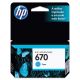 HP 670 CYAN CARTRIDGE CZ114AL