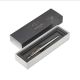 PARKER STAINLESS STEEL CHROME PLUNGER ACTION PEN BLACK INK IN GIFT BOX