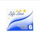 LIFE LINE INK CARTRIDGES 6PCS BLUE