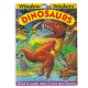 Dinosaurs: Window Reusable Stickers Activity & Coloring Book